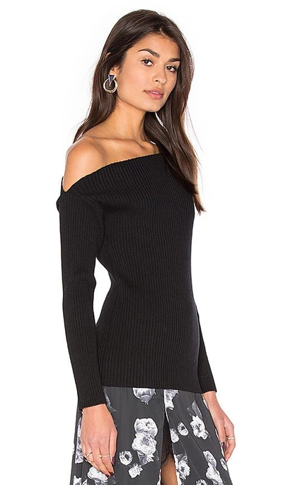 Shop Majorelle Twister Sweater In Black.