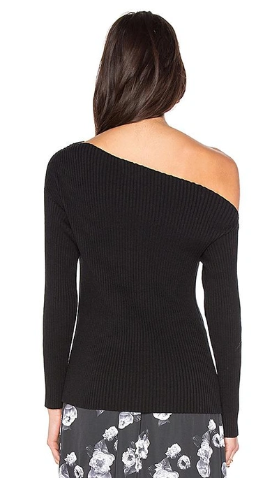 Shop Majorelle Twister Sweater In Black.