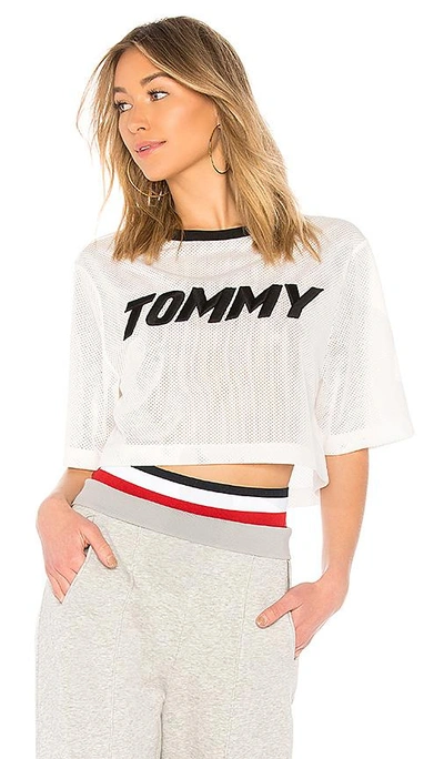 Shop Tommy Hilfiger Tommy X Gigi Gigi Hadid Racing Ss Top In White
