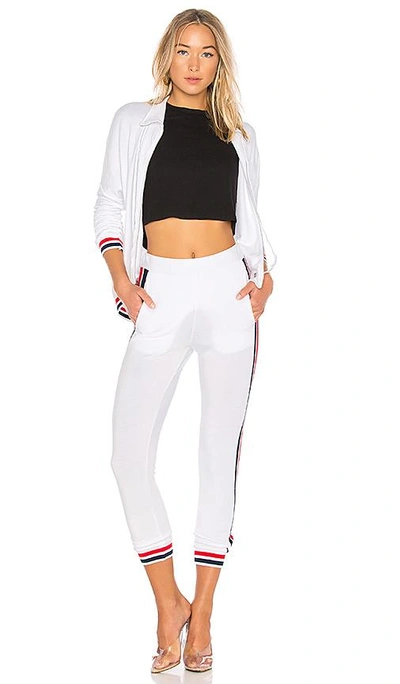 Shop Stateside State Track Pant In White