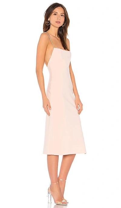 Shop Bec & Bridge Marvellous Midi Dress In Peach