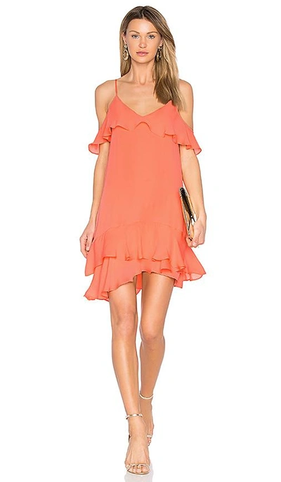 Shop Parker Thatcher Dress In Coral