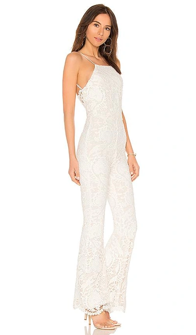 Shop Stone Cold Fox Dylan Jumpsuit In White Lace