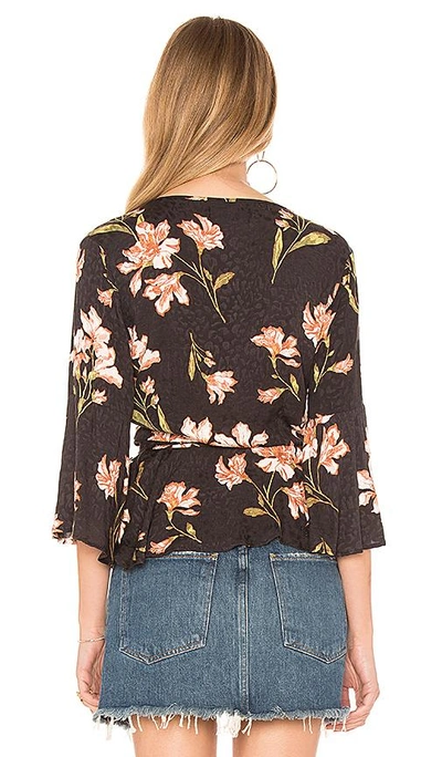 Shop Minkpink Nightshade Wrap Top In Black. In Multi