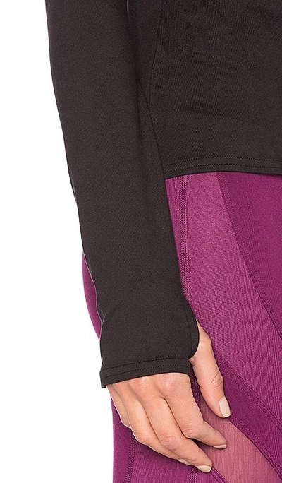 Alo Yoga Mantra Long Sleeve Top In Black