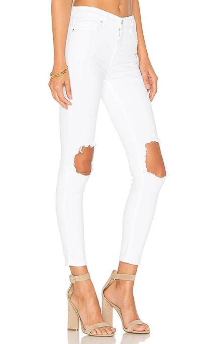 Shop Free People Jean Busted Skinny In White