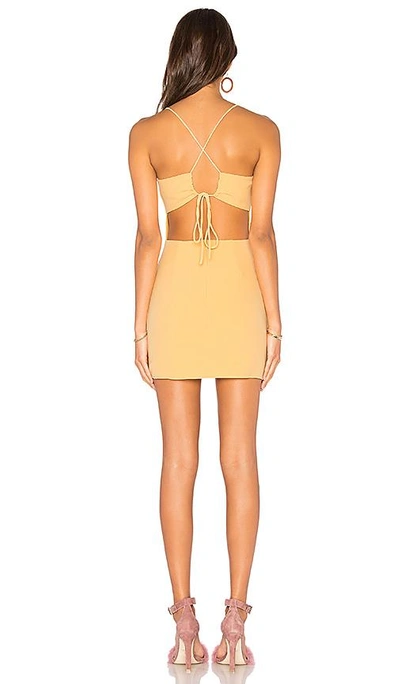 Shop Nbd Aria Mini Dress In Yellow