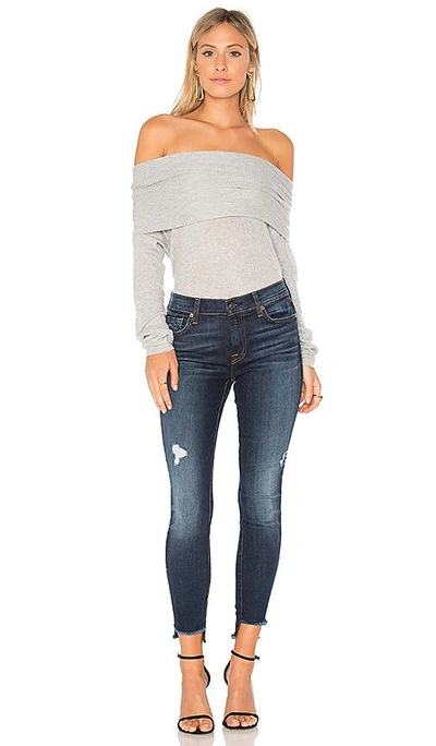 Shop 7 For All Mankind The Ankle Skinny In Dark Riverside Drive