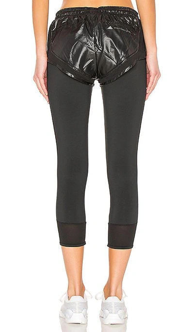 Shop Adidas By Stella Mccartney Essential Short Over Legging In Black