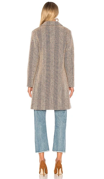 Shop Apc Silvana Coat In Brown