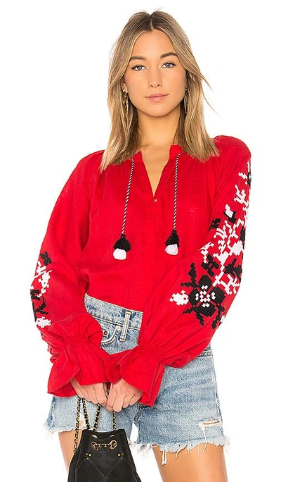 Shop March11 Adele Top In Red