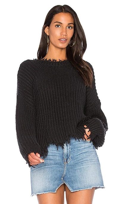 Shop Wildfox Palmetto Sweater In Clean Black
