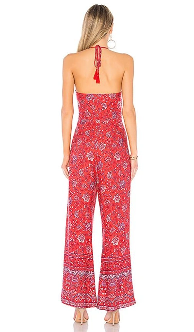 Shop Minkpink Lucia Jumpsuit In Red