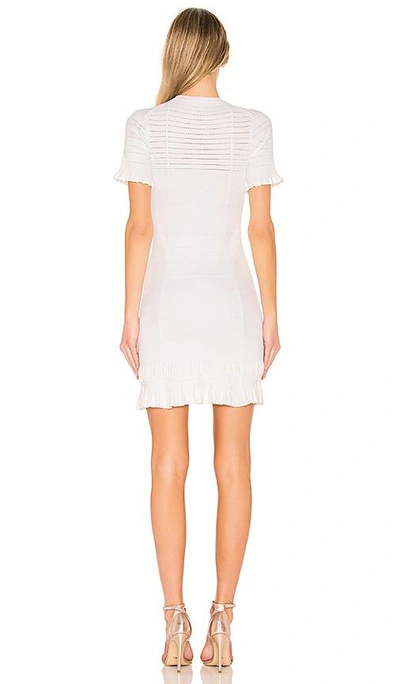Shop Kenzo Short Sleeve Flare Dress In White