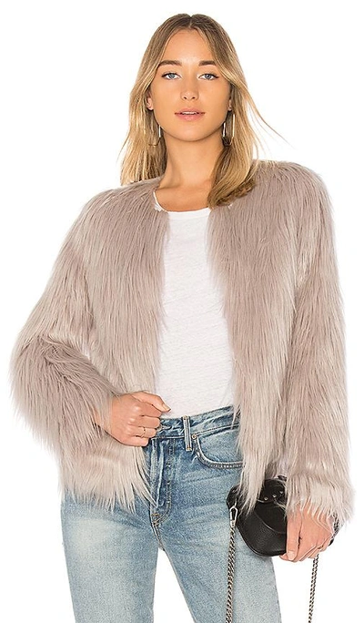 Shop Unreal Fur Unreal Dream Jacket In Gray