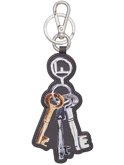 Shop Fendi Key Motif Keyring