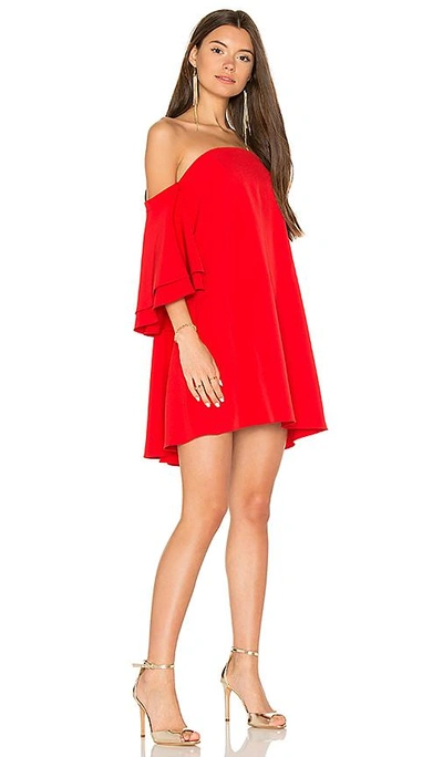 Shop Milly Mila Dress In Red