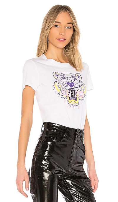Shop Kenzo Classic Tiger T Shirt In White