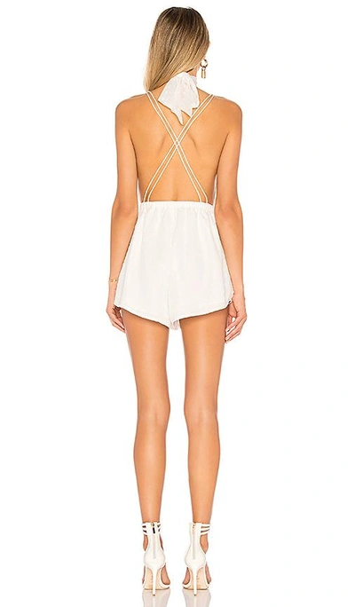 Shop By The Way. Jenny Twist Front Romper In Ivory