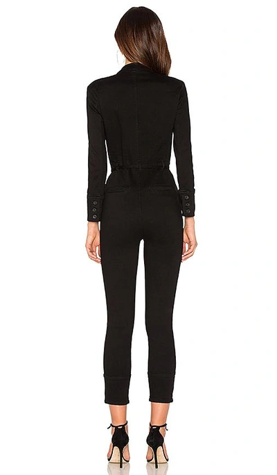 Shop Free People Take Me Out Fitted Jumpsuit In Black.