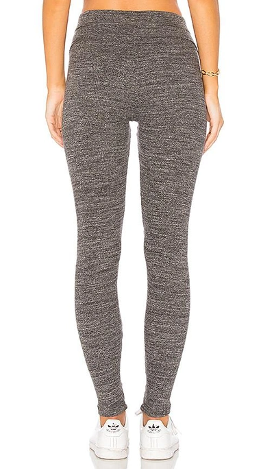 Shop James Perse Contrast Stretch Legging In Gray