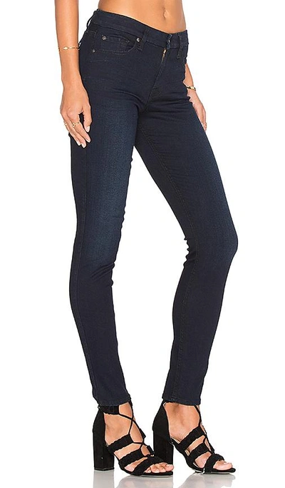 Shop 7 For All Mankind The Squiggle Tonal Skinny In Blue Black River Tham