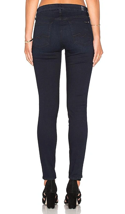 Shop 7 For All Mankind The Squiggle Tonal Skinny In Blue Black River Tham