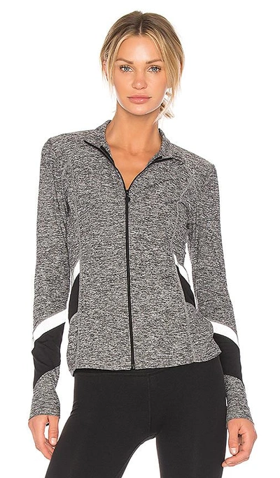 Shop Beyond Yoga Refraction Jacket In Gray