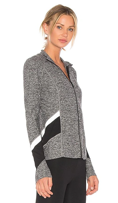 Shop Beyond Yoga Refraction Jacket In Gray