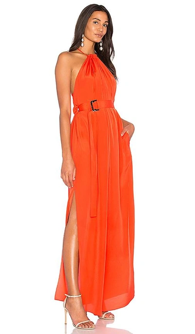 Shop Aq/aq Spencer Maxi Dress In Orange