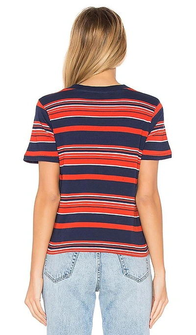 Shop Rolla's Wednesday Stripe Tee In Navy