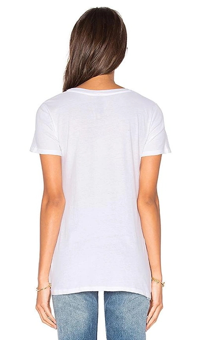 Shop Bobi Light Weight Jersey Twist Tee In White