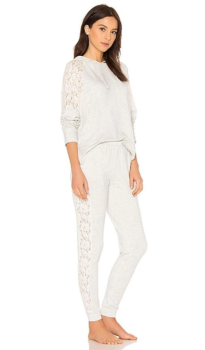 Shop Flora Nikrooz Harley Pj Set In Light Gray