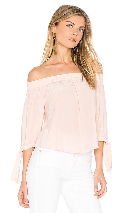 Shop Feel The Piece Beaumont Off The Shoulder Top In Pink