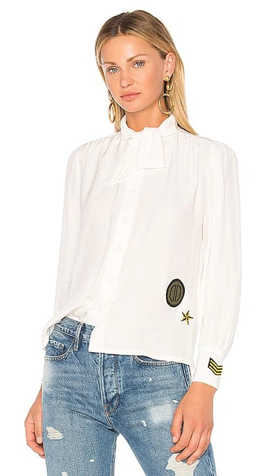 Shop Harvey Faircloth Scout Blouse In White
