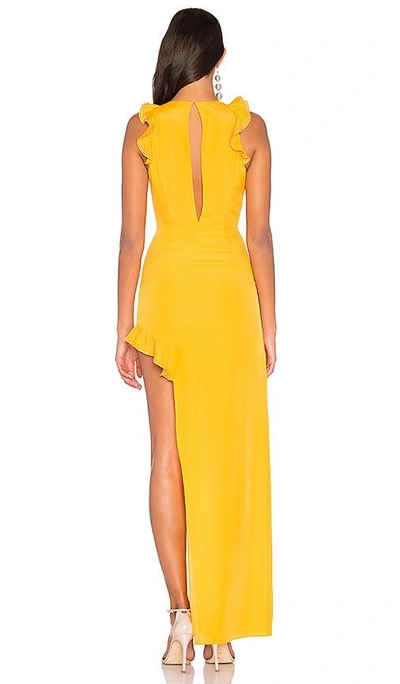 Shop Aq/aq Juan Dress In Yellow