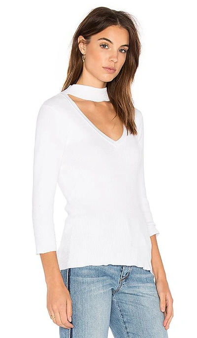 Shop 525 America Rib Choker Sweater In White