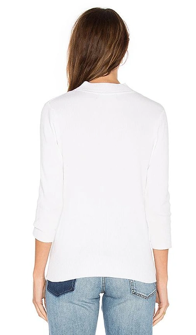 Shop 525 America Rib Choker Sweater In White