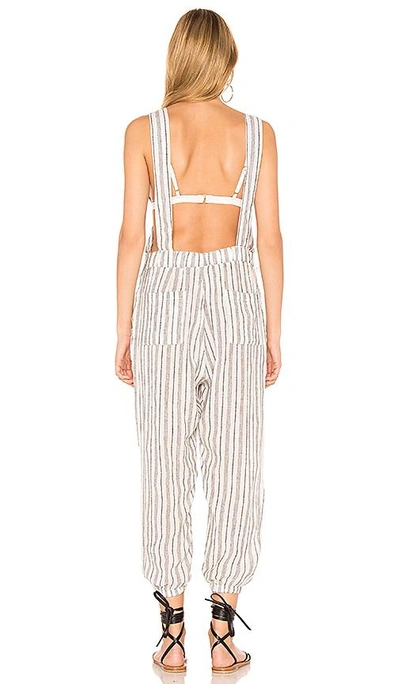 Shop Agua Bendita Cleo Jumpsuit In Mist