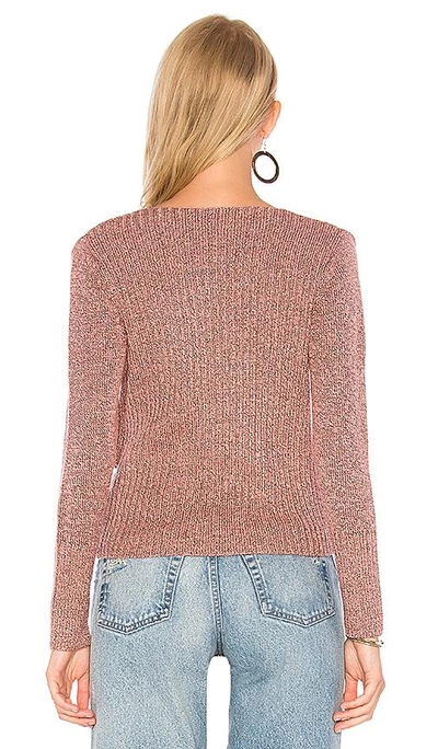 Shop C/meo Collective Feature Knit Top In Pink