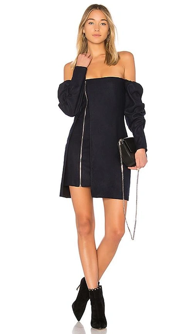 Shop Asilio Over The Line Dress In Navy