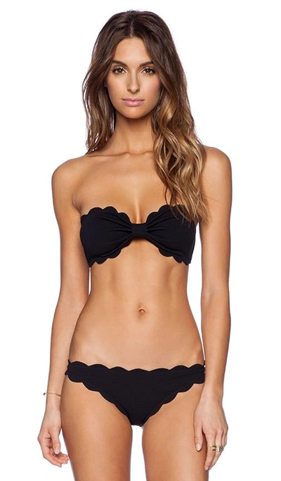 Shop Marysia Antibes Bikini Top In Black