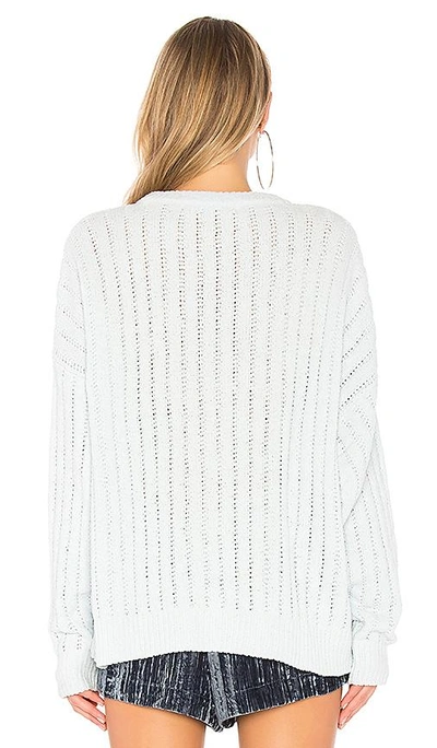 Shop Lovers & Friends X Revolve Crescent Sweater In Baby Blue