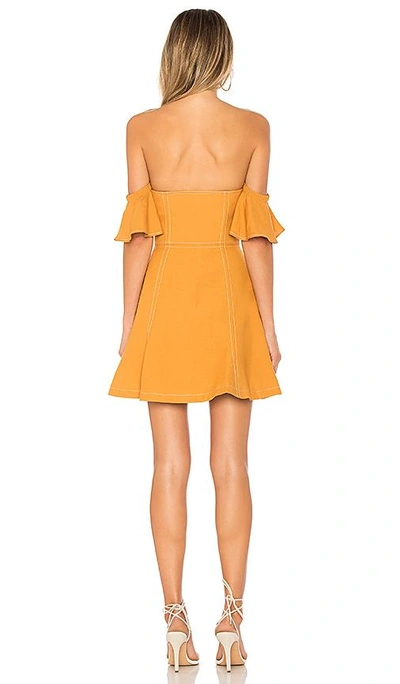 Shop C/meo Collective Get Right Mini Dress In Mustard
