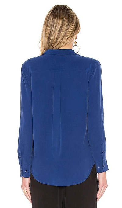 Shop Equipment Slim Signature Top In Blue