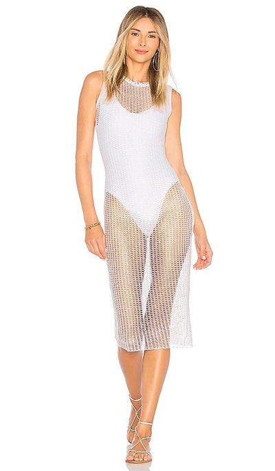 Shop Jade Swim Frame Dress In White