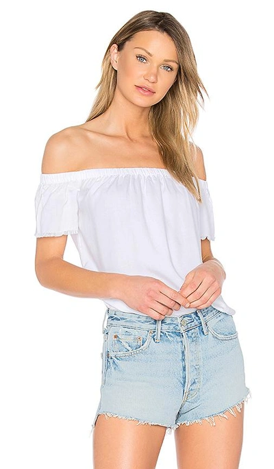 Shop Bella Dahl Off Shoulder Top In White