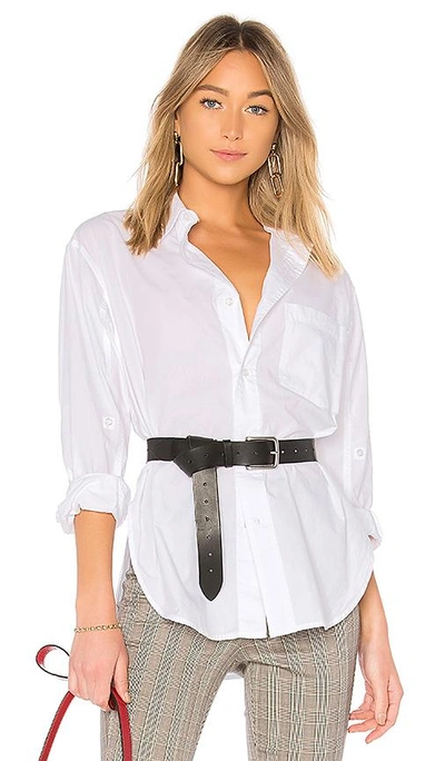 Shop Citizens Of Humanity Kayla Shirt In Optic White