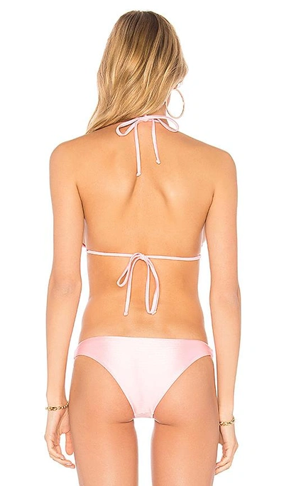 Shop Lolli Swim Pixie Bikini Top In Pink