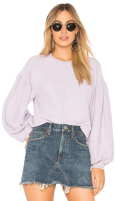 Shop Free People Sleeves Like These Pullover In Lavender